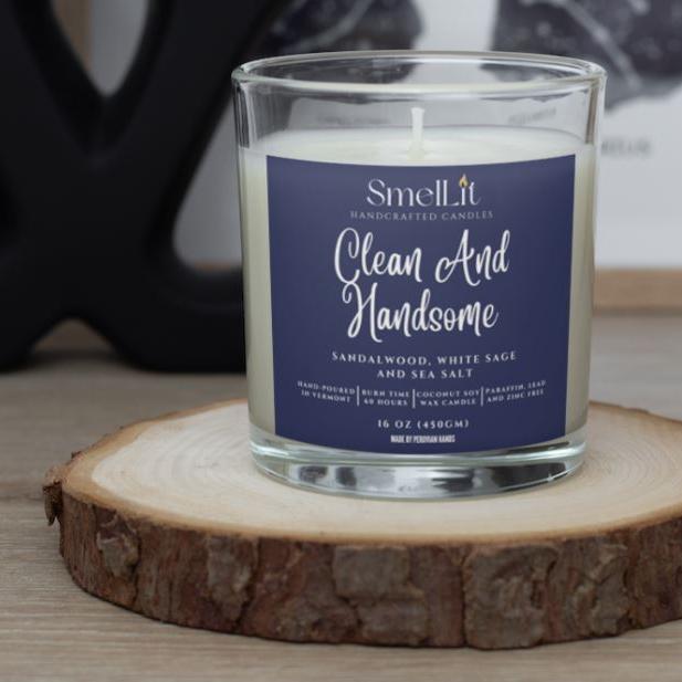 Coconut wax Candle - Clean And Handsome